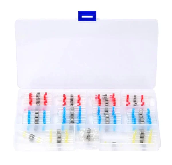 Set 120 tuburi contractabile, premium, transparente