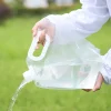 Canistra 10l reutilizabila, pliabila, etansa, transparenta, pentru apa potabila necesara in calatorii, camping, off-road, ATV