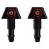 Set 2 diuze spalare parbriz Universale, culoare Neagra