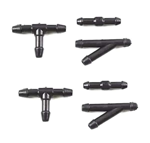 Set Universal cu 2 diuze spalare parbriz + furtunuri si accesorii de montaj