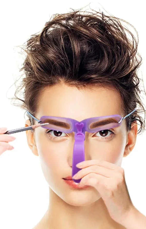 Set 8 sabloane profesionale pentru modelare sprancene