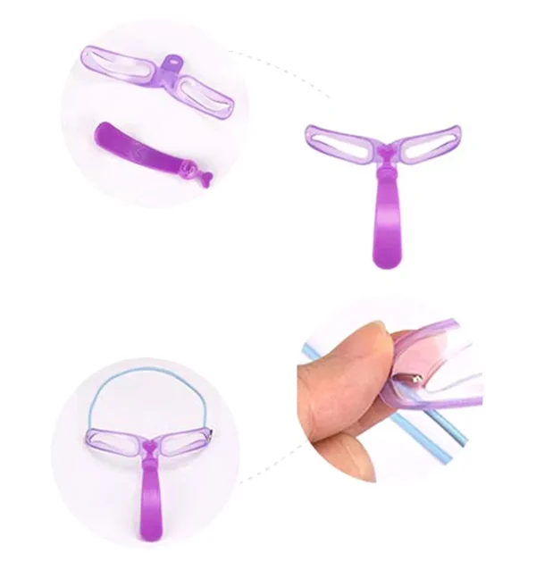 Set 8 sabloane profesionale pentru modelare sprancene