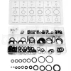 Set 225 de garnituri din cauciuc "O-Ring" rezistente la ulei, 18 tipuri/dimensiuni