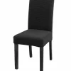 Husa universala pentru scaune clasice, model CATIFEA, culoare NEGRU