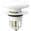 Dop scurgere chiuveta, universal, deschidere cu click, material oțel, diametru exterior 66 mm, culoare Alba