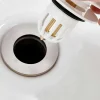 Dop scurgere chiuveta, universal, deschidere cu click, material oțel, diametru exterior 66 mm, culoare Alba