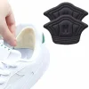 Set 10 buc. (5 seturi) de pernite protectie calcaie pentru incaltaminte, autoadezive, din spuma moale si material textil, culoare NEAGRA