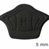 Set 10 buc. (5 seturi) de pernite protectie calcaie pentru incaltaminte, autoadezive, din spuma moale si material textil, culoare NEAGRA