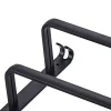 Suport de prosoape pentru baie tip "Mansarda" din aluminiu, lungime 60 cm, culoare Negru Mat
