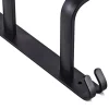 Suport de prosoape pentru baie tip "Mansarda" din aluminiu, lungime 60 cm, culoare Negru Mat