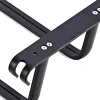 Suport de prosoape pentru baie tip "Mansarda" din aluminiu, lungime 60 cm, culoare Negru Mat
