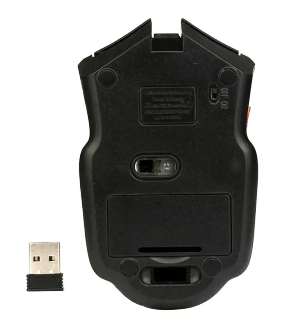 Mouse Optic Gaming Wireless, 1600 DPI, culoare Silver