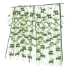 Ansamblu suport araci cu plasa pentru cresterea plantelor cataratoare, castraveti, fasole, mazare, 180x180x1.1 cm