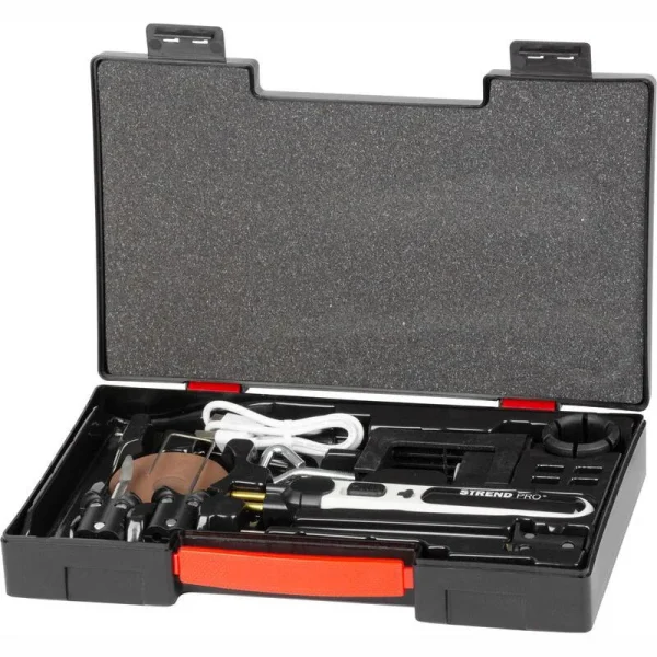 Aparat electric pentru taiat polistiren, cu accesorii si geanta, incarcare USB, 2000 mAh