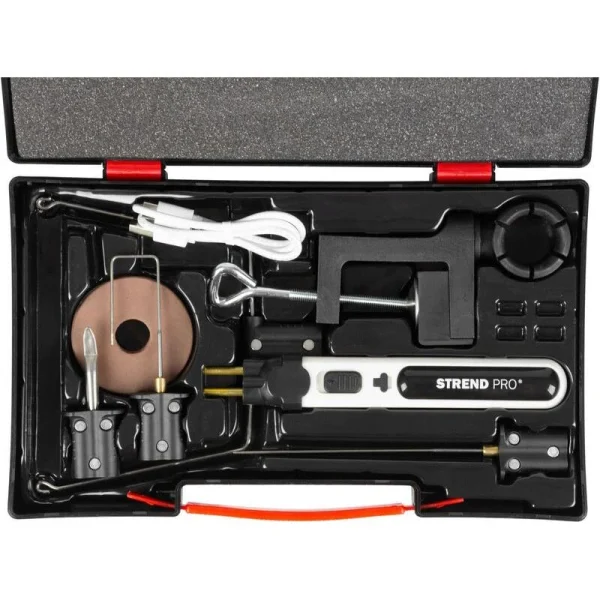 Aparat electric pentru taiat polistiren, cu accesorii si geanta, incarcare USB, 2000 mAh