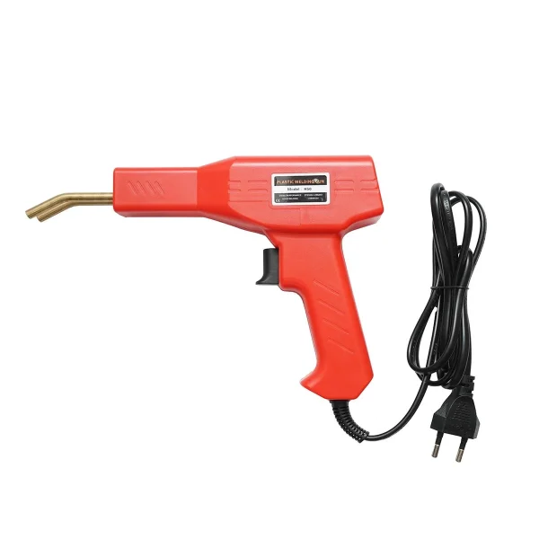 Aparat tip pistol de lipit/sudat plastic, cu trusa, capse si cleste, 50 W, Breckner Germany