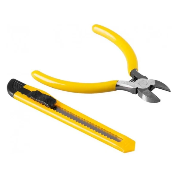 Aparat tip pistol de lipit/sudat plastic, Strend Pro, 43 W, cu accesorii si geanta