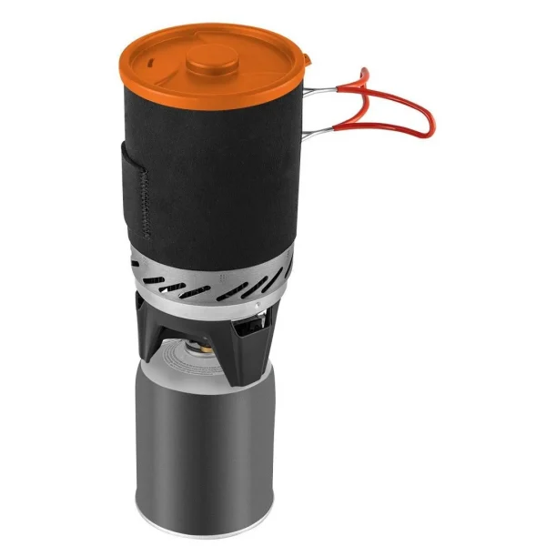 Aragaz camping, portabil, cu gaz, aprindere piezo, 3 in 1, 2200 W, inox, cu oala, NEO