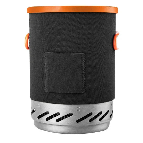 Aragaz camping, portabil, cu gaz, aprindere piezo, 3 in 1, 2200 W, inox, cu oala, NEO