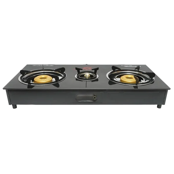 Aragaz camping, portabil, sticla securizata, 2 arzatoare, 2.5 kW, Breckner Germany