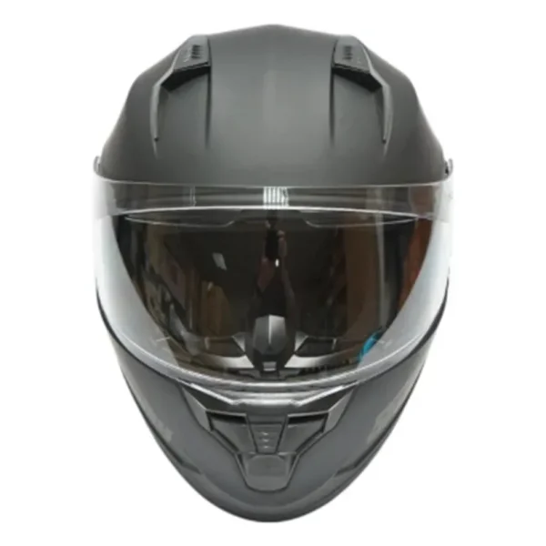 Casca moto integrala negru mat cu viziera transparenta si ochelari de soare, marimea L, model Arcane II