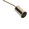 Arzator gaz, Micul Fermier, inox, cu clapeta, rosu, 28 kW, duza 65 mm, 72 cm