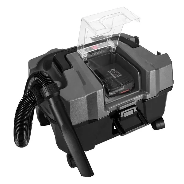 Aspirator de atelier, umed-uscat, 18V Li-ion (acumulator neinclus), functie suflare, cu accesorii, Graphite Energy