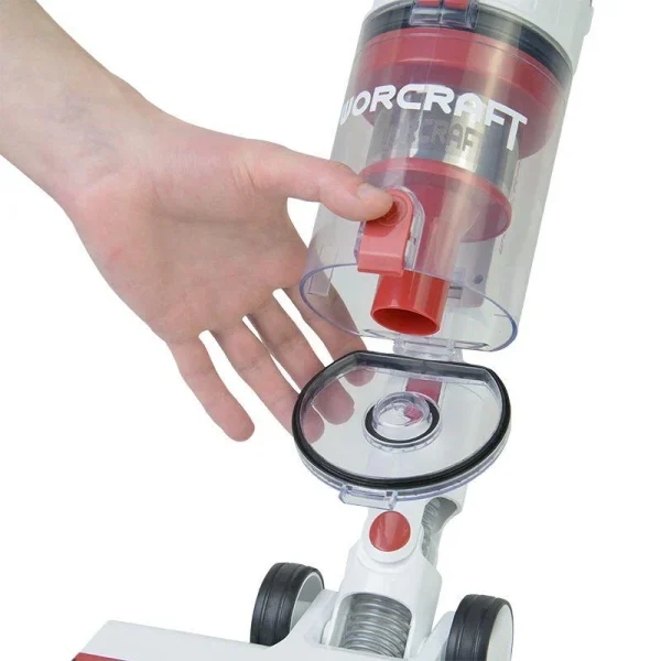 Aspirator vertical pentru casa si masina, 20V Li-ion (acumulator neinclus), 1.2 L, filtru HEPA, Worcraft