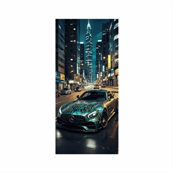 Folie imprimata color pentru decor Frigider, dimensiune 200 x 90cm, model: AVX-FR09