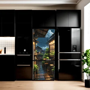 Folie imprimata color pentru decor Frigider, dimensiune 200 x 90cm, model: AVX-FR23