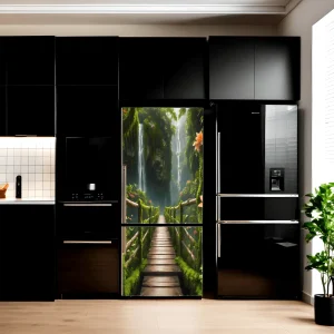 Folie imprimata color pentru decor Frigider, dimensiune 200 x 90cm, model: AVX-FR24