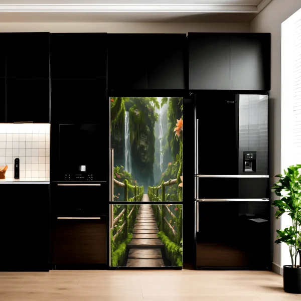 Folie imprimata color pentru decor Frigider, dimensiune 200 x 90cm, model: AVX-FR24