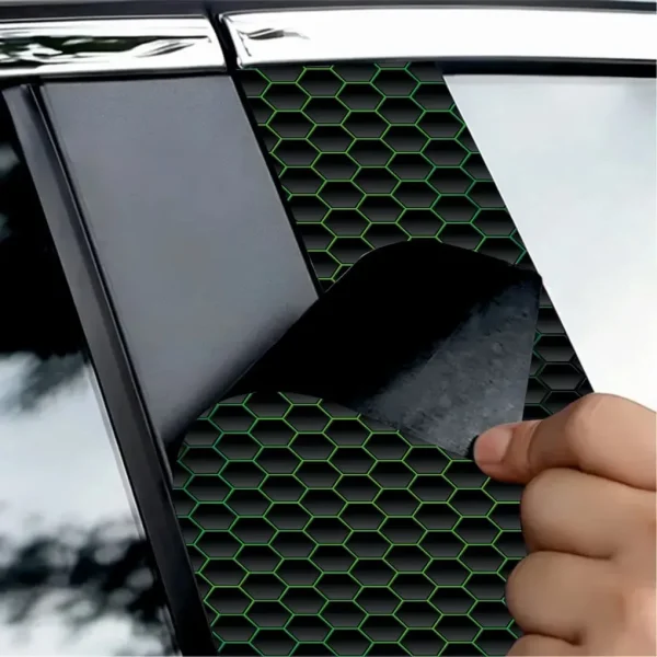 Set 2 stickere decorative pentru stalpii usilor, print autoadeziv de inalta rezolutie, dimensine 2 buc x 50 x 22 cm , cod: AVX-SSU-05