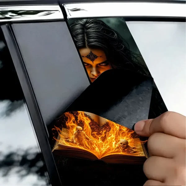 Set 2 stickere decorative pentru stalpii usilor, print autoadeziv de inalta rezolutie, dimensine 2 buc x 50 x 22 cm , cod: AVX-SSU-12