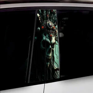 Set 2 stickere decorative pentru stalpii usilor, print autoadeziv de inalta rezolutie, dimensine 2 buc x 50 x 22 cm , cod: AVX-SSU-13