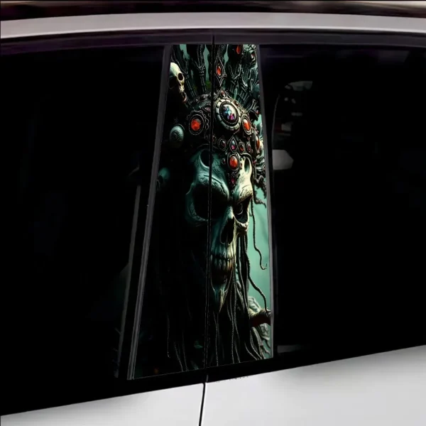 Set 2 stickere decorative pentru stalpii usilor, print autoadeziv de inalta rezolutie, dimensine 2 buc x 50 x 22 cm , cod: AVX-SSU-13