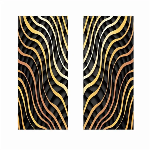 Set 2 stickere decorative pentru stalpii usilor, print autoadeziv de inalta rezolutie, dimensine 2 buc x 50 x 22 cm , cod: AVX-SSU-14