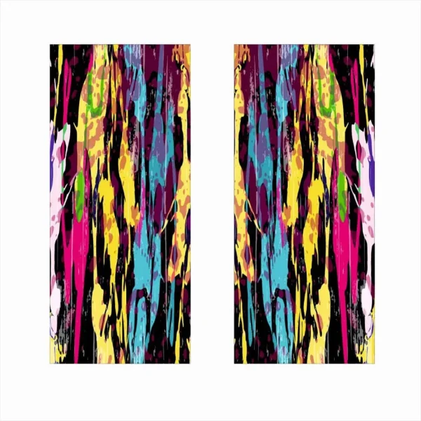 Set 2 stickere decorative pentru stalpii usilor, print autoadeziv de inalta rezolutie, dimensine 2 buc x 50 x 22 cm , cod: AVX-SSU-19