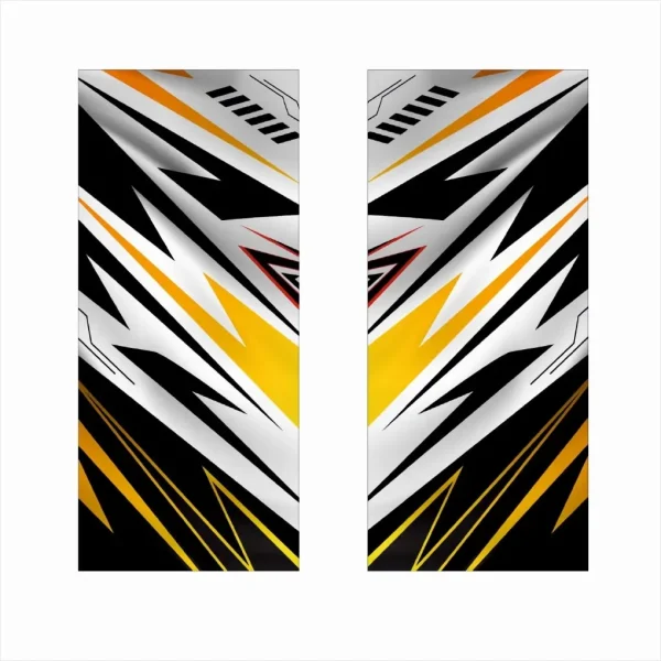 Set 2 stickere decorative pentru stalpii usilor, print autoadeziv de inalta rezolutie, dimensine 2 buc x 50 x 22 cm , cod: AVX-SSU-24