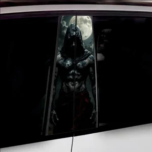 Set 2 stickere decorative pentru stalpii usilor, print autoadeziv de inalta rezolutie, dimensine 2 buc x 50 x 22 cm , cod: AVX-SSU-27