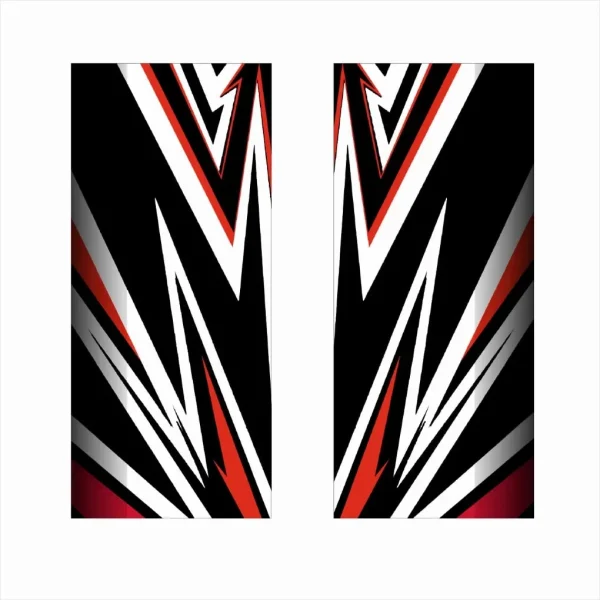 Set 2 stickere decorative pentru stalpii usilor, print autoadeziv de inalta rezolutie, dimensine 2 buc x 50 x 22 cm , cod: AVX-SSU-29