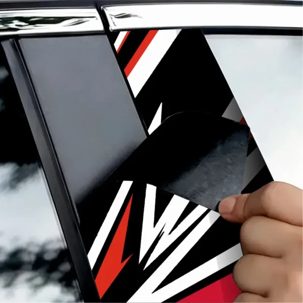 Set 2 stickere decorative pentru stalpii usilor, print autoadeziv de inalta rezolutie, dimensine 2 buc x 50 x 22 cm , cod: AVX-SSU-29