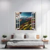 Folie imprimata color pentru decor perete locuinta, dimensiune 125 x 110cm, model: VIEW TO HAVEN 34