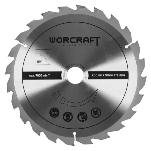 Fierastrau circular cu masa, 2000 W, 250x30 mm, Worcraft