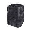 Compostor de gradina, 740 L, negru