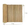Gard/paravan din bambus natural, 5x1 m