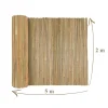 Gard/paravan din bambus natural, 5x2 m