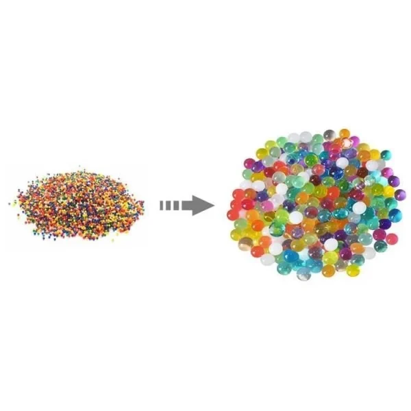 Bile decorative hidrogel, pentru udarea plantelor, multicolor, 5 g, Isotrade