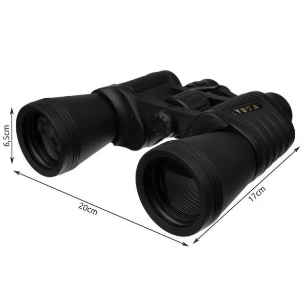 Binoclu vanatoare, marire 10x, 56/1000 m, cu carcasa, negru, 20x17x6.5 cm, Isotrade