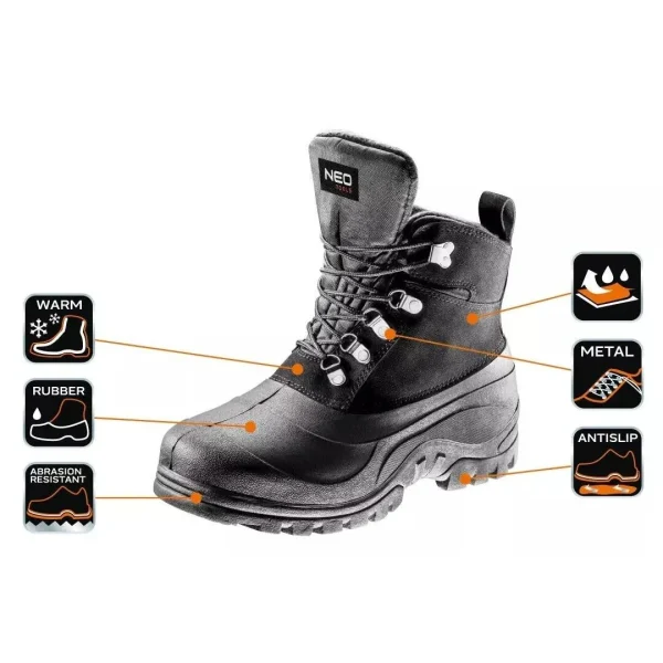 Bocanci de lucru pentru iarna, marimea 41, NEO